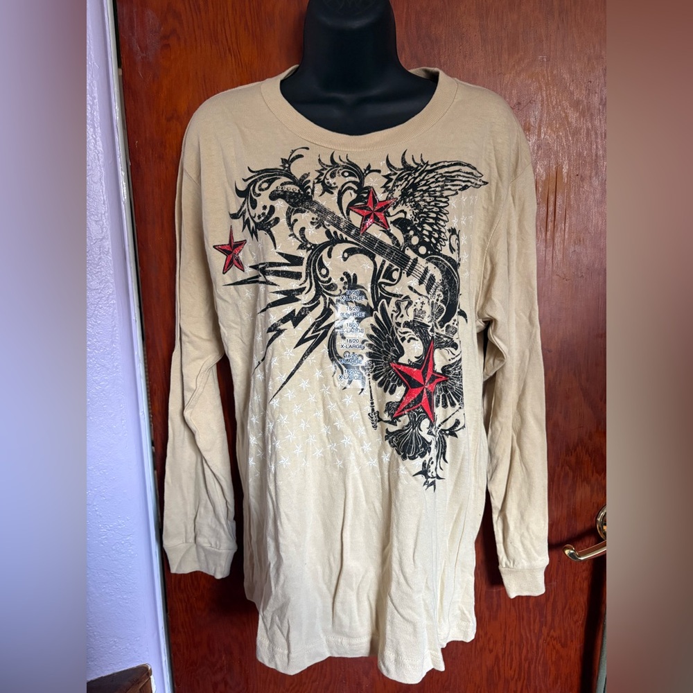 NWT Y2K Top Heavy Long Sleeve